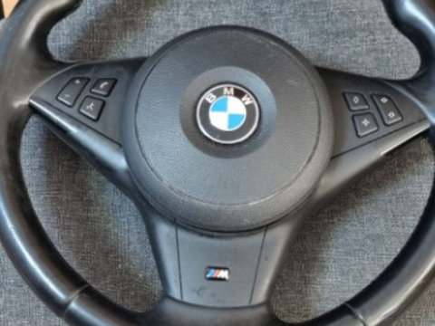 Volan cu airbag M pachet BMW seria 5 E60 E61 model cheie cartela