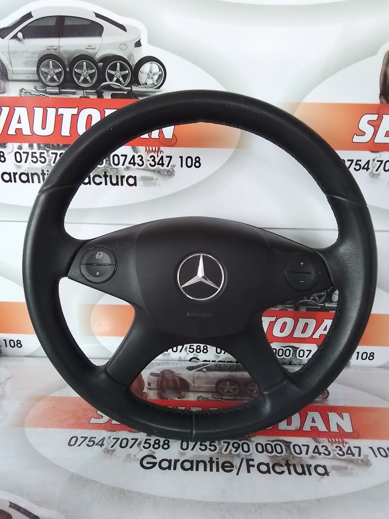 Volan cu airbag Mercedes-Benz C220  2.2 Motorina 2009, A20446003039E84 / 2048600102