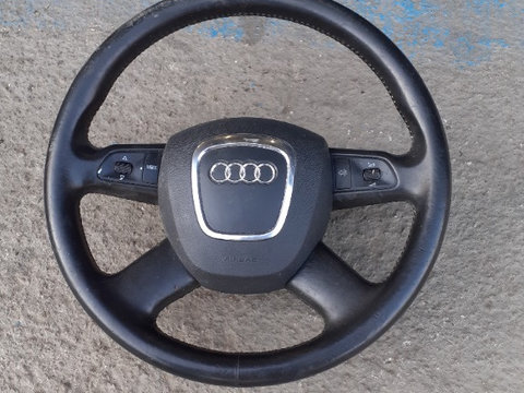 Volan cu airbag piele si comenzi Audi A4 B7 Original