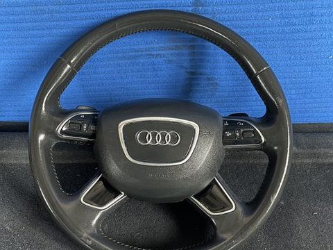 Volan cu airbag si padele Audi A8 4H A7 4G A6 C7 Q5 2010-2018 impecabi