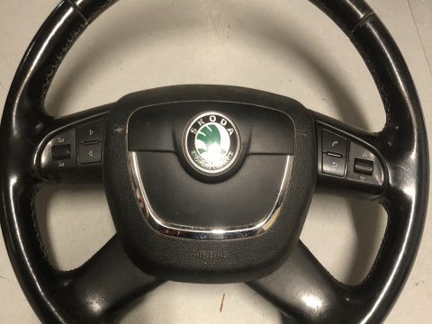 Volan cu comenzi si airbag - complet Skoda Octavia 2 [facelift] [2008 - 2013] Combi wagon 5-usi 1.6 TDI MT (105 hp)