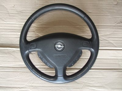 Volan de piele fara airbag cu comenzi Opel Astra G