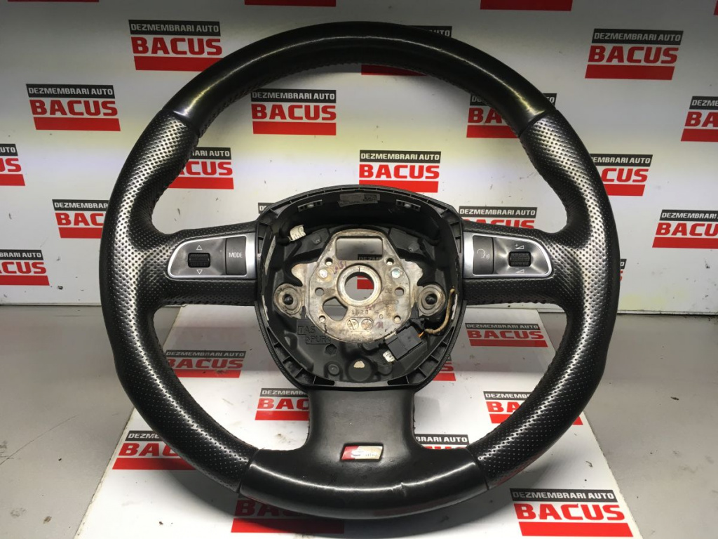 Volan Din Piele Cu Comenzi Audi A4 B8 S-LINE COD 8K0419091BB