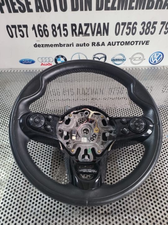 Volan Din Piele Cu Comenzi Mini Cooper One S F54 F55 F56 F57 An 2014-2019 Stare Foarte Buna