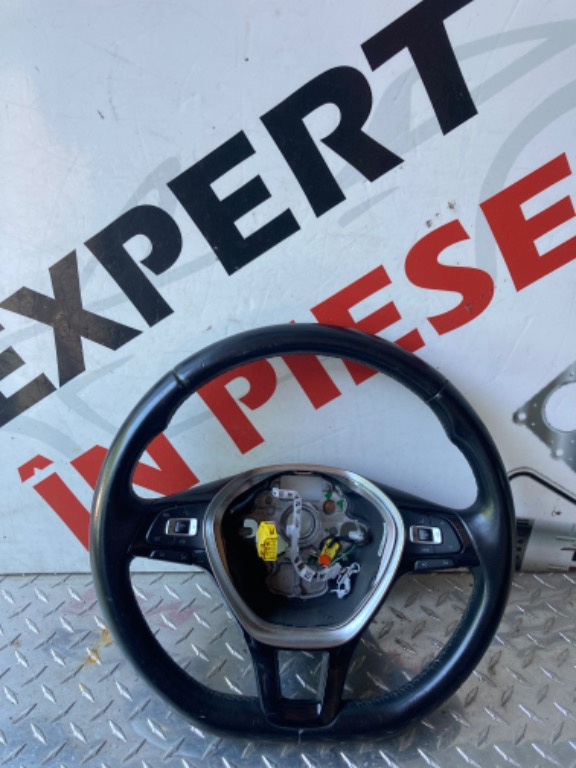 Volan imbracat in piele cu comenzi vw golf 7 cod 5