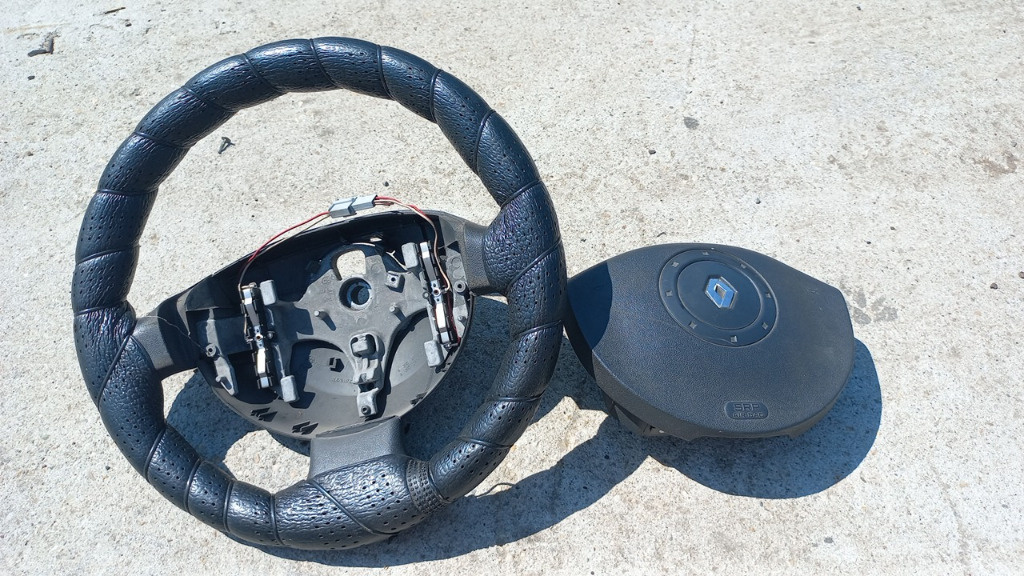 Volan imbracat piele Renault Megane 2 fara comenzi