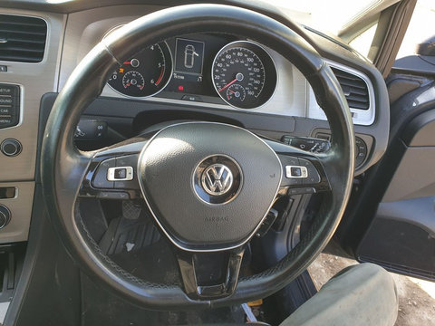 Volan Piele 3 Spite Comenzi FARA Airbag VW Golf 7 2013 - 2017
