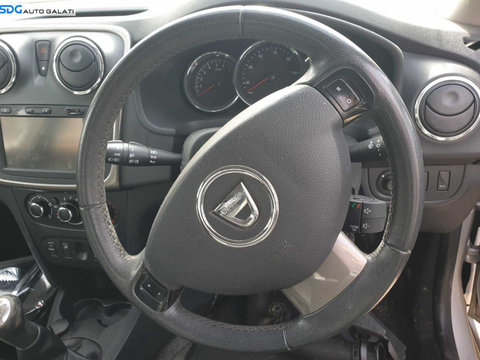 Volan Piele 3 Spite cu Comenzi Fara Airbag Dacia Logan 2 2012 - 2016 Cod 484006206R 484006206 [C4634]