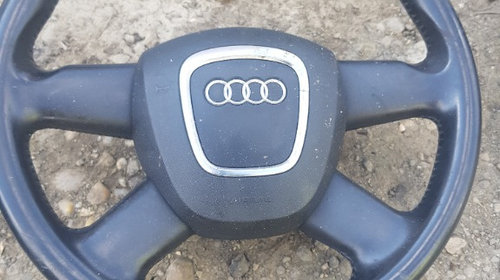 Volan piele cu airbag 4 spite Audi A3 8P