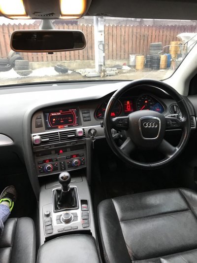 Volan piele cu airbag si comenzi Audi A6 an 2007 p