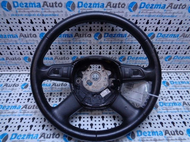 Volan piele cu comenzi, 4F0419091AH, Audi A6 Allroad (4FH, C6)