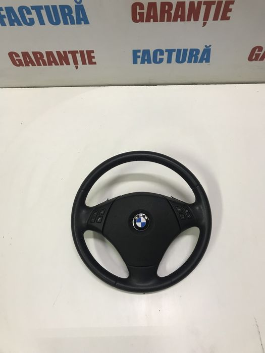 Volan piele cu comenzi + airbag BMW E90 E91 E87 E8