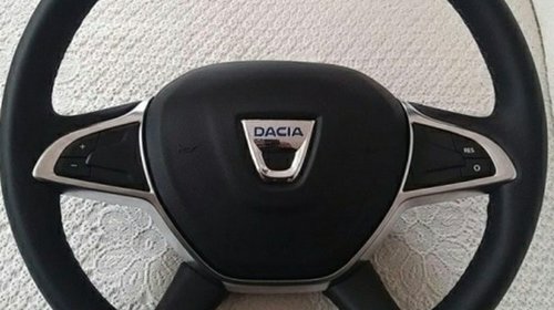 Volan piele cu comenzi + capac airbag nou Dacia Duster #rqkqP3rgMED