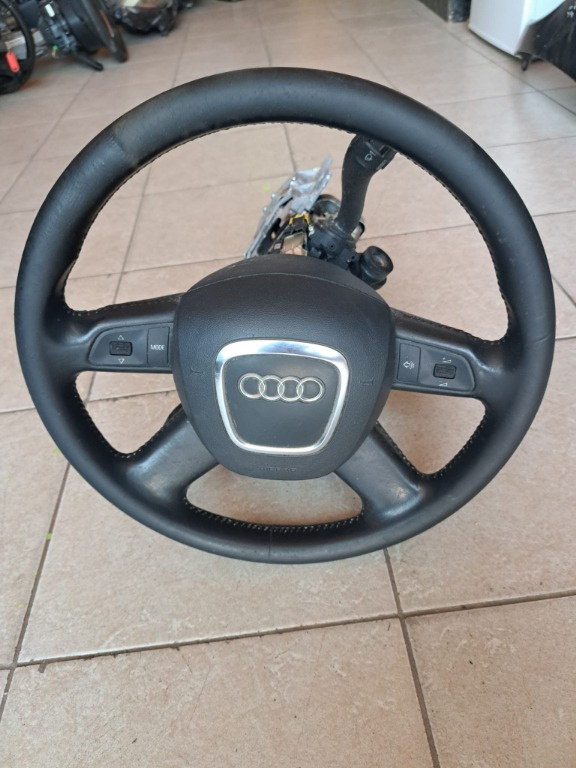 VOLAN PIELE CU COMENZI, FARA AIRBAG, AUDI A4 B7, AN 2007