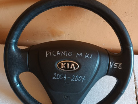 Volan piele fara airbag Kia Picanto Mk1 [2004-2007]
