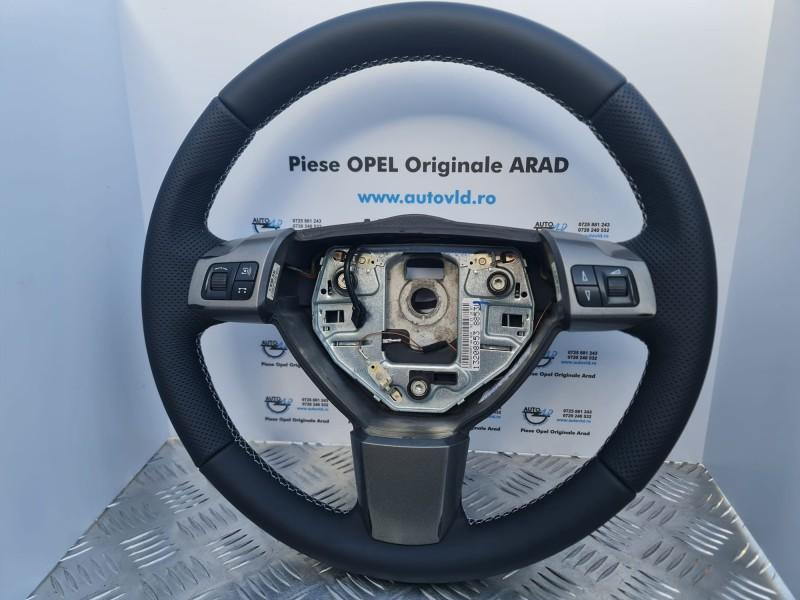 Volan piele perforata reconditionat Opel Vectra C facelift 2005-2009