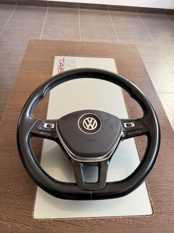 Volan Sport cu comenzi Volkswagen Polo 6R cu airbag 6C0880201C