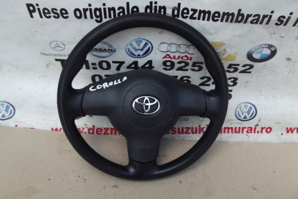 Volan Toyota Corolla 2002-2008 airbag sofer volan dezmembrez Corolla