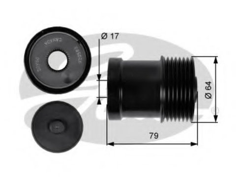 Volanta OAP7104 GATES pentru Ford Transit