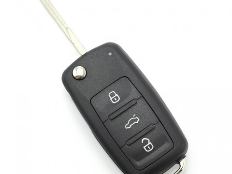 Volkswagen - Carcasa cheie tip briceag cu 3 butoane 2010 MK6 - CARGUARD CC302 CARGUARD