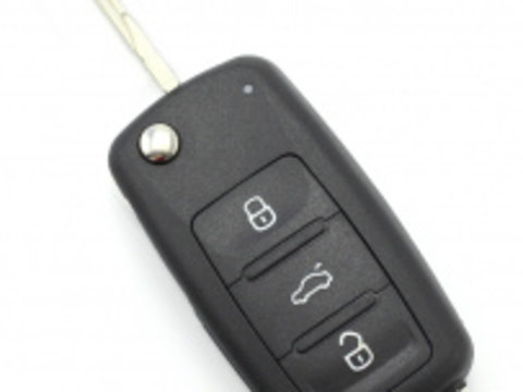 Volkswagen - Carcasa cheie tip briceag cu 3 butoane 2010 + MK6 - CARGUARD