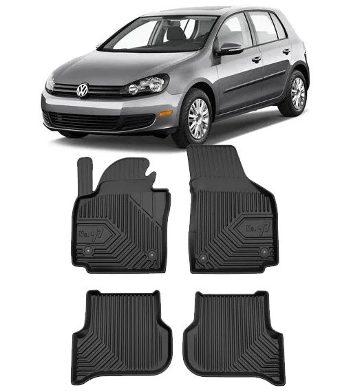 Volkswagen Golf 6 Plus Din 04.2009 - 2014, Hatchback , Set Covorase Auto Tip Tavita Premium 3D, din cauciuc 77407244*8-C1642