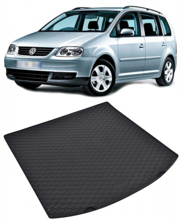 Volkswagen Touran I din 03.2003 - 08.2015 Van *2 , Tavita Pentru Portbagaj Lux Premium Dedicata, 437218*1-T4305