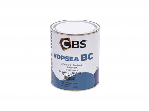 Vopsea auto CBS ready mix BLACK/SCHWARZ negru 041/040 VW/Audi 1L