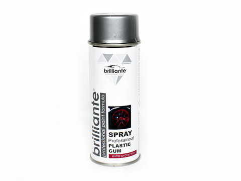 VOPSEA SPRAY CAUCIUCATA (ARGINTIU) 400ml BRILLIANTE IS-1456