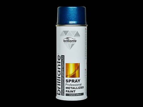 Vopsea Spray Metalizata Albastru 400 Ml Brilliante 10537