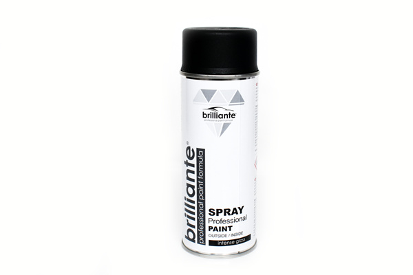 Vopsea spray negru grafit mat RAL 9011 BRILLIANTE 