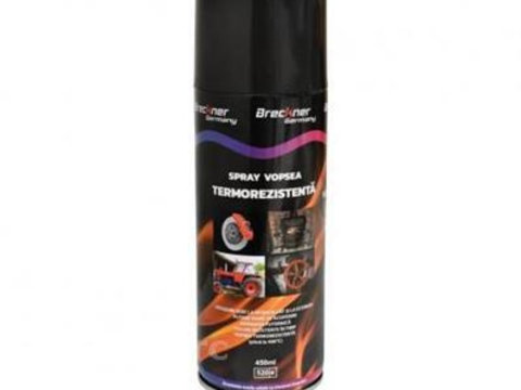 Vopsea Spray Termorezistent Negru 450 Ml Bk83114