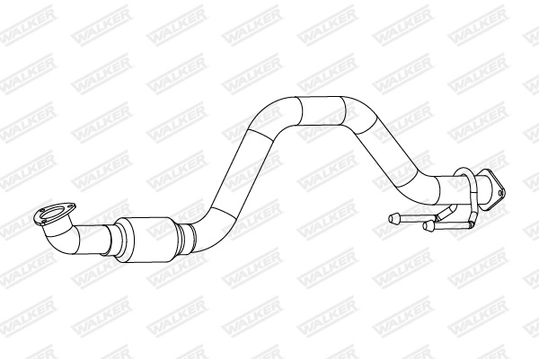 WALKER Racord evacuare 10960 la VW GOLF PLUS V (5M1, 521) 2006 2007 2008 2009 2010 2011 2012 2013