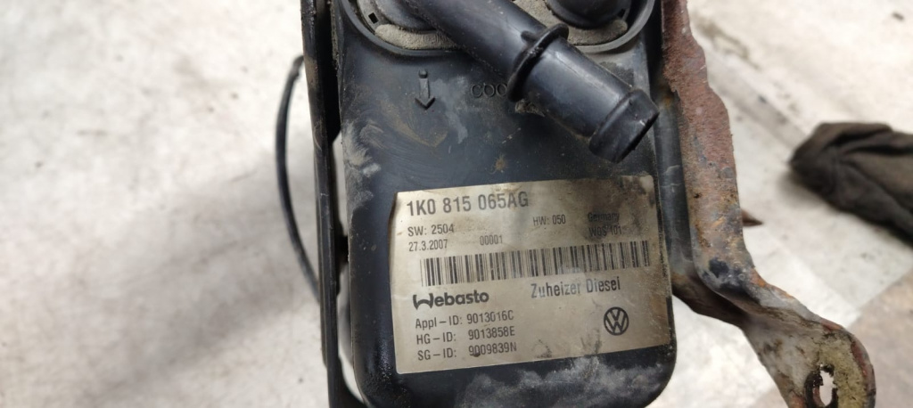 Webasto 1k0815065ag 1.9 tdi BXE Volkswag
