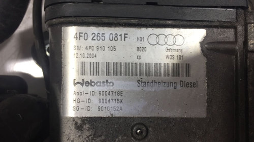 Webasto Audi A6 C6 2005 3.0 tdi automat 