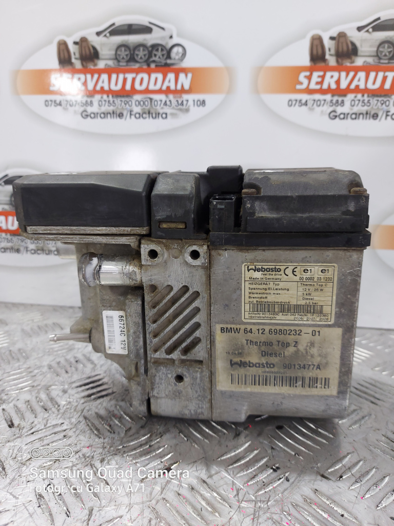 Webasto / Sirocou BMW Seria 7 (2001-2008) [E65, E66] 3.0 Motorina 2007, 6980232 01 / 64126980232 01