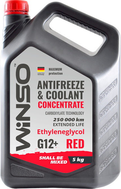 Winso Red Antigel Concentrat Rosu G12+ 1L 880990