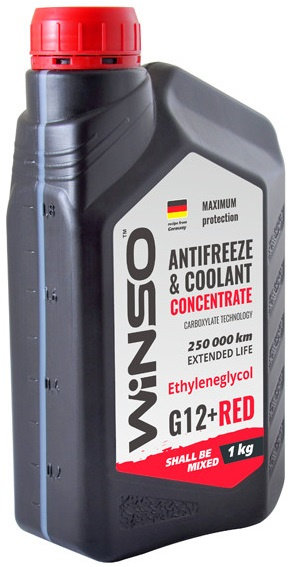 Winso Red Antigel Concentrat Rosu G12+ 1L 881000