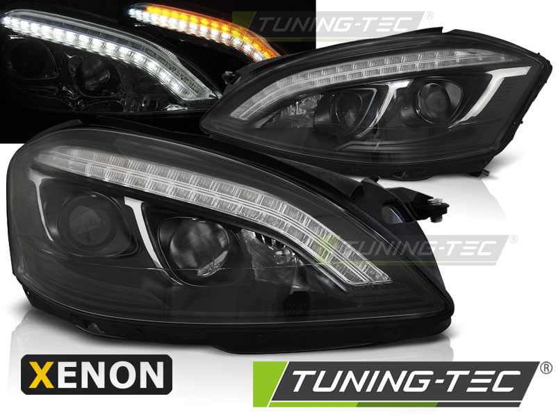 XENON Faruri DAYLIGHT BLACK compatibila MERCEDES W221 05-09