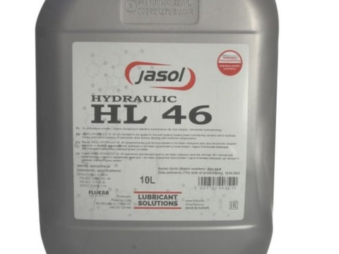 Y-JAS HYDRA HL 46 10L Ulei hidraulic H46 10 litri
